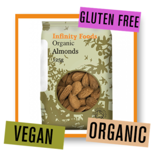 Organic Almonds 125g