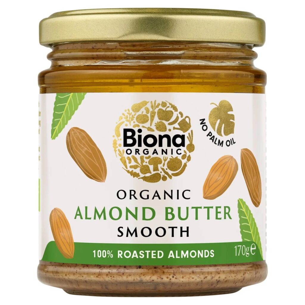 Biona organic almond butter smooth  170g