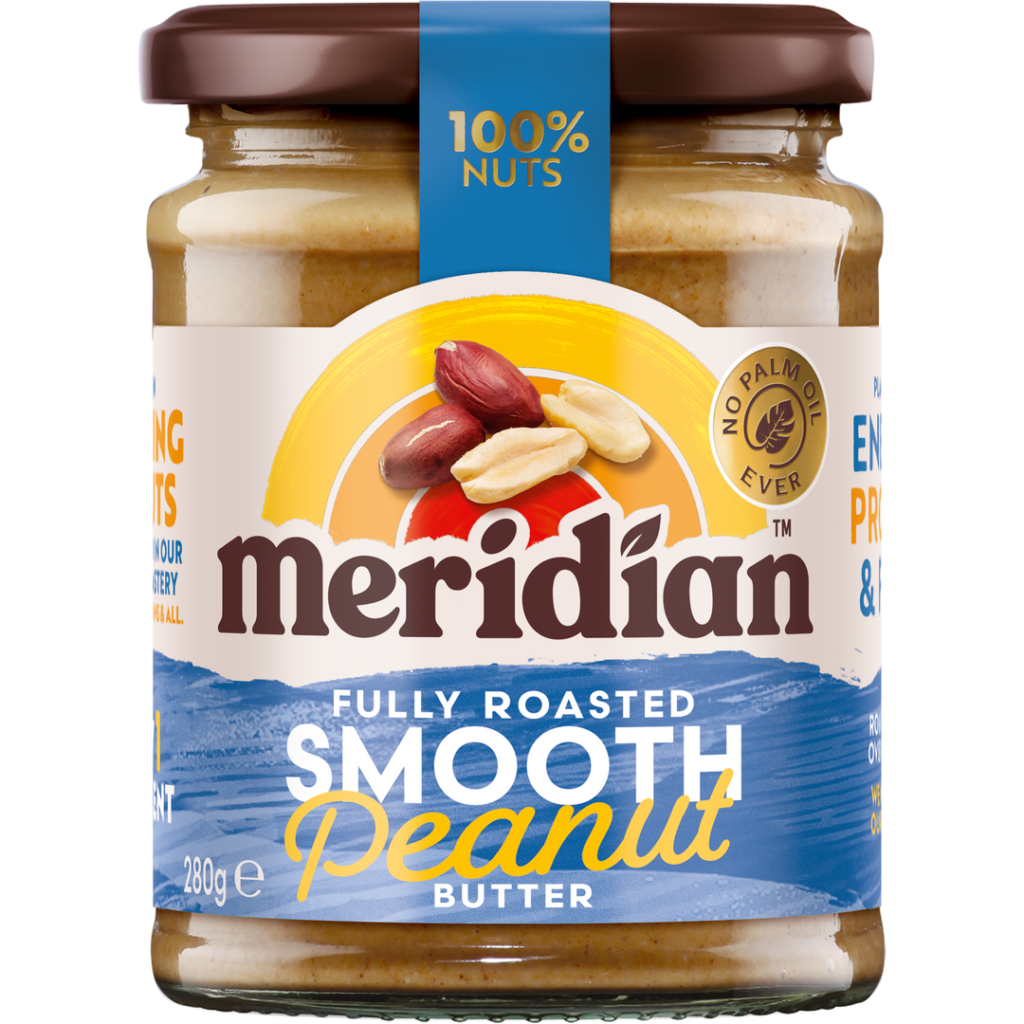 Meridian original smooth peanut Butter 100% 280g