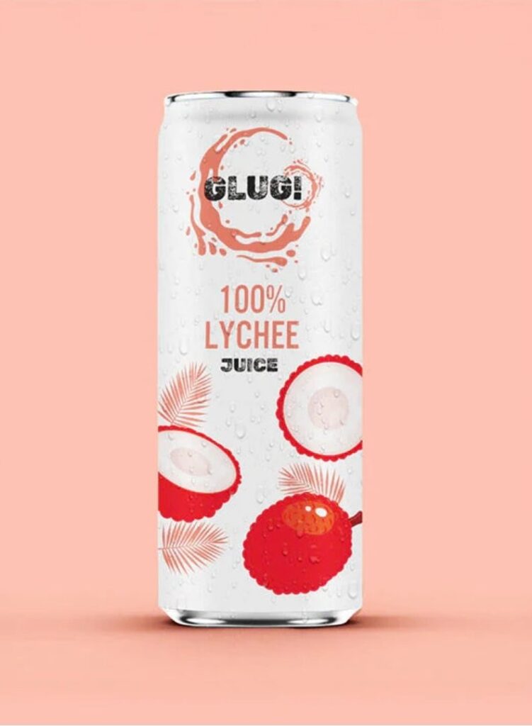Glug 100% Lychee juice 320ml