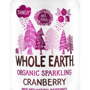 Whole Earth organic sparkling Cranberry 330ml