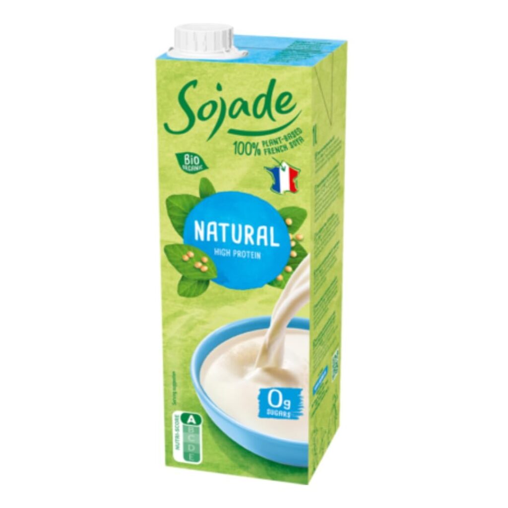 Sojade Natural High protein 1L Bio organic  0g sugar