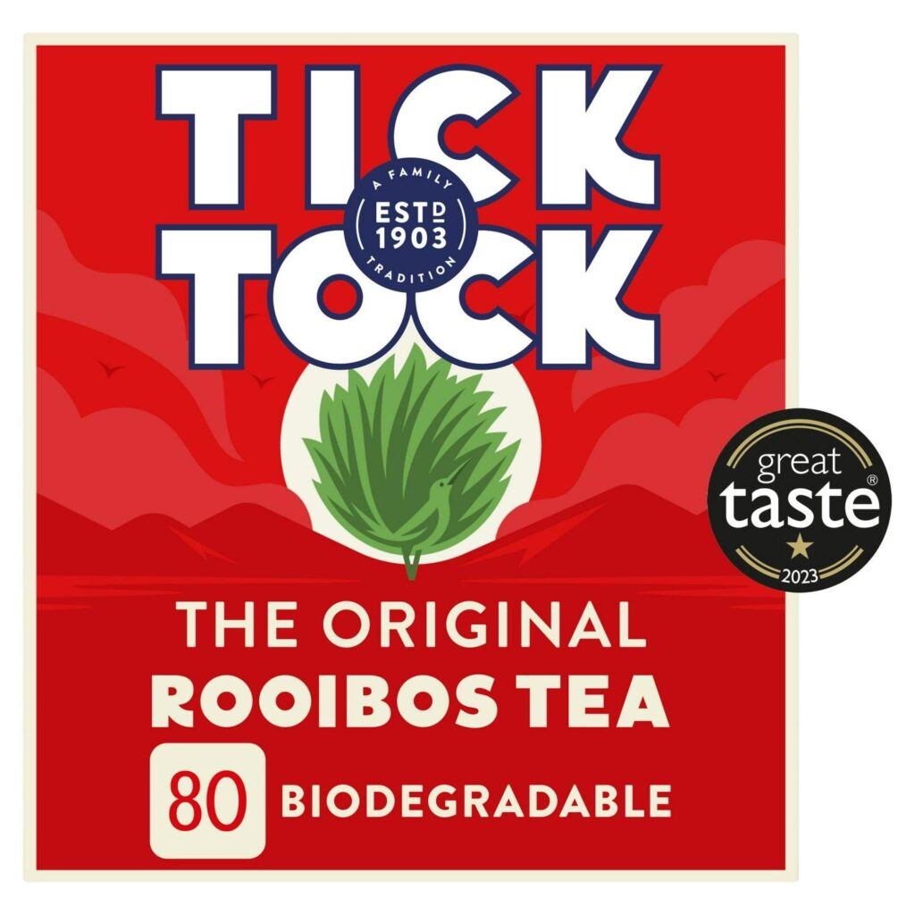 Tick tock Organic Rooibos Tea 80bags