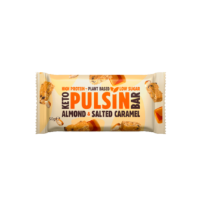 Pulsin Almond salted caramel keto bar 50g
