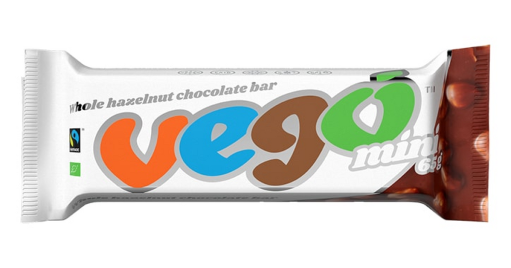 Vego Whole Hazelnut chocolate bar 150g