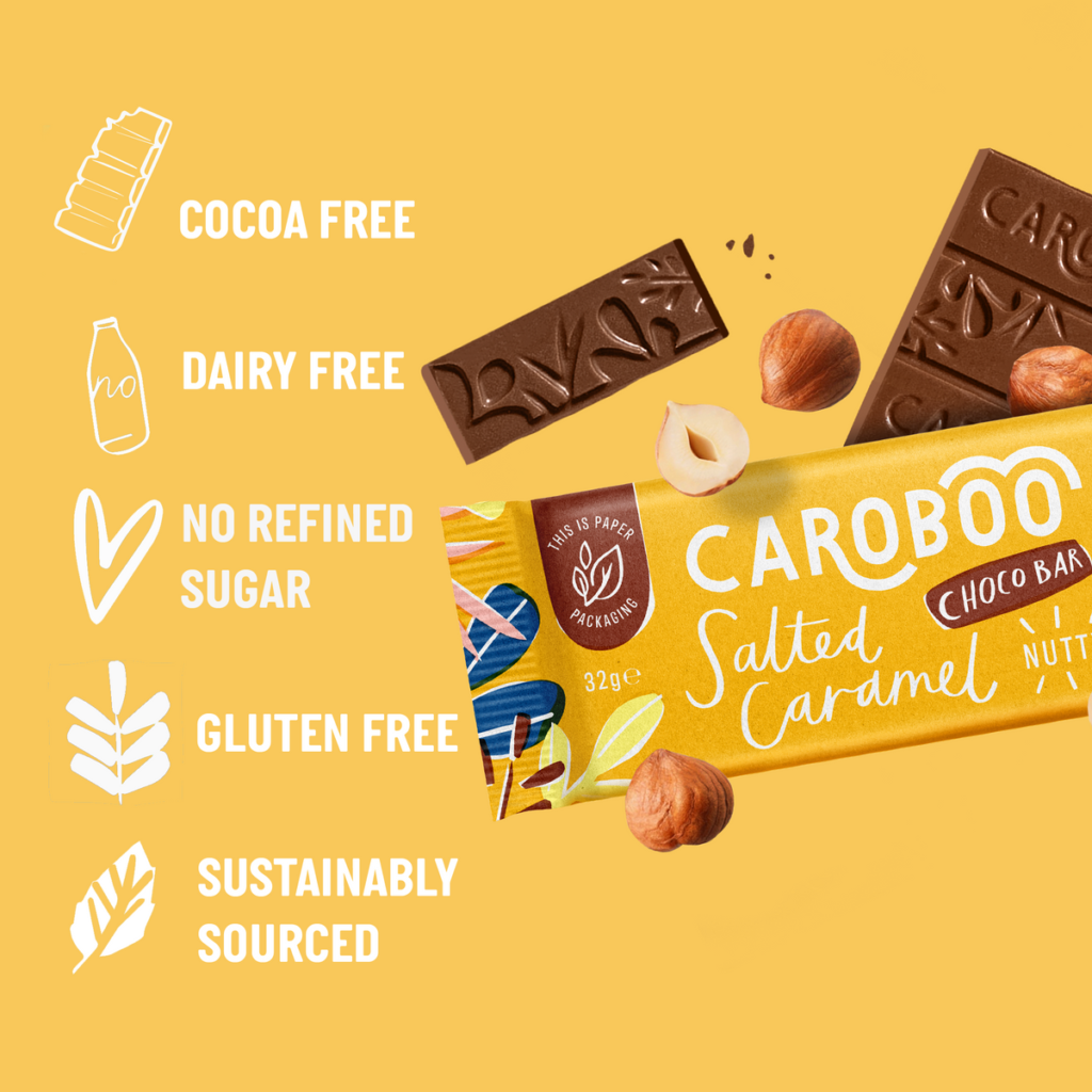 Caroboo salted caramel bar 32g