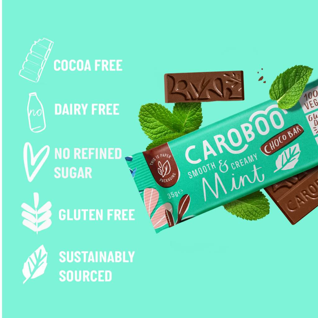 Caroboo mint bar 35g