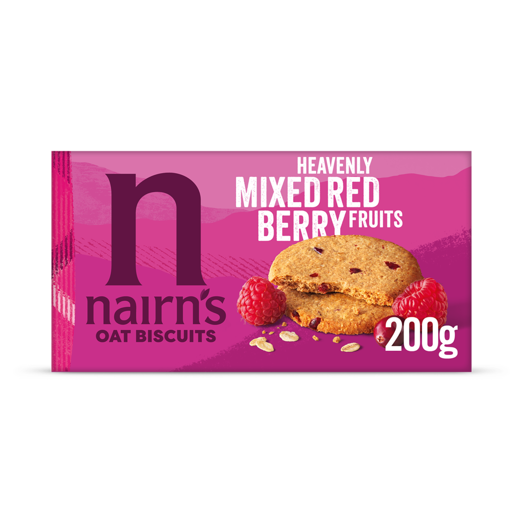 Nairn's Oat Biscuits Mixed Red Berry 200g