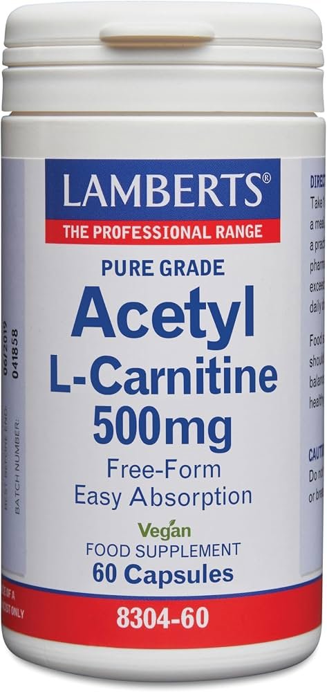 Lamberts Acetyl L-Carnitine 500mg