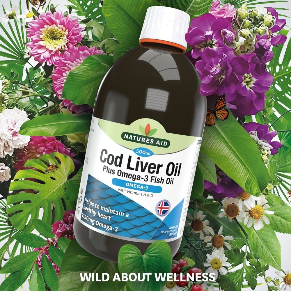 Natures Aid Cod liver oil 500ml