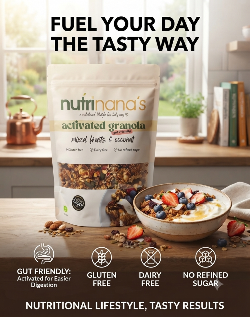 Nutrinana's Activated Granola 500g