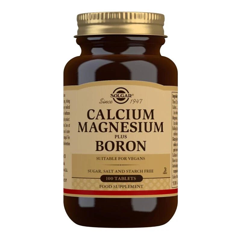 Solgar Calcium Magnesium Boron 100 Tablets