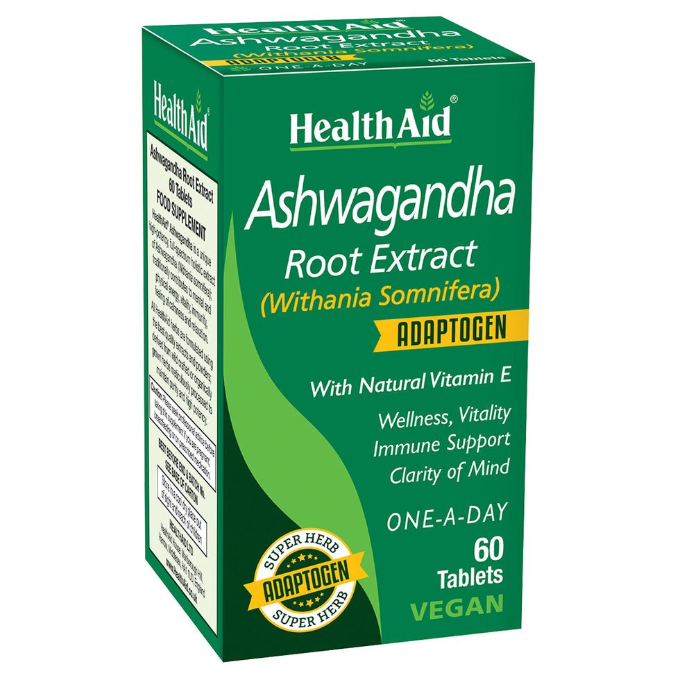 Health Aid Ashwagandha Root Extract 60 Tablets
