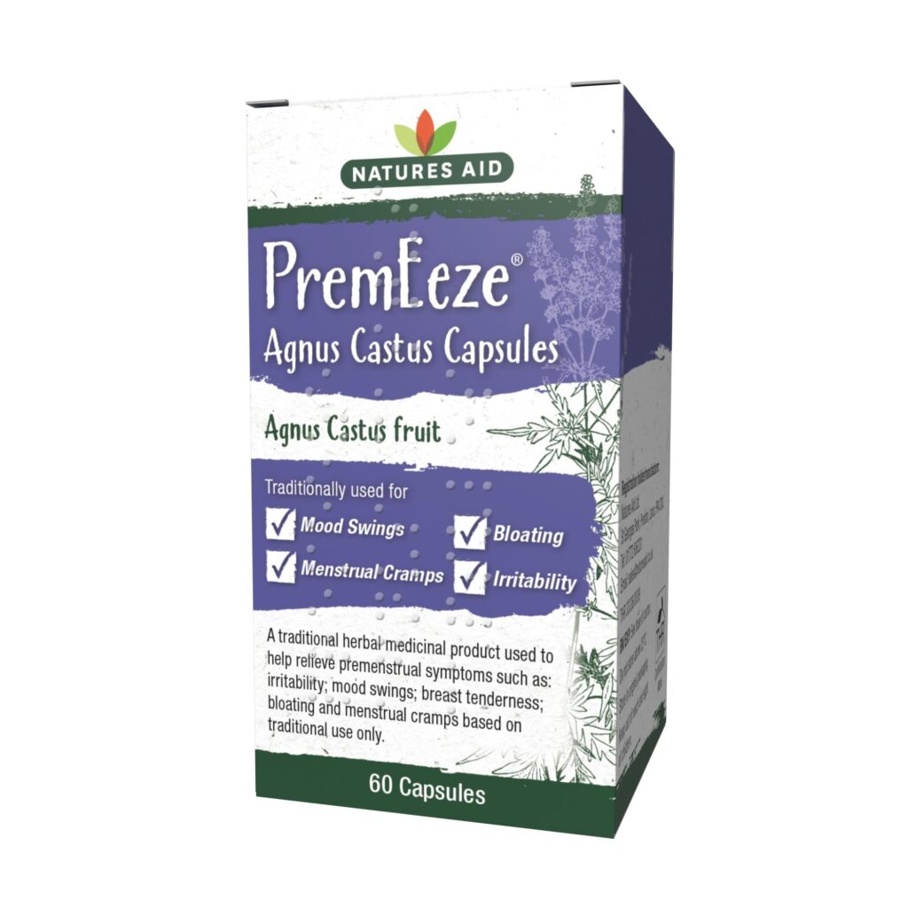 Natures Aid Premeeze Agnus castus fruit 60 capsules
