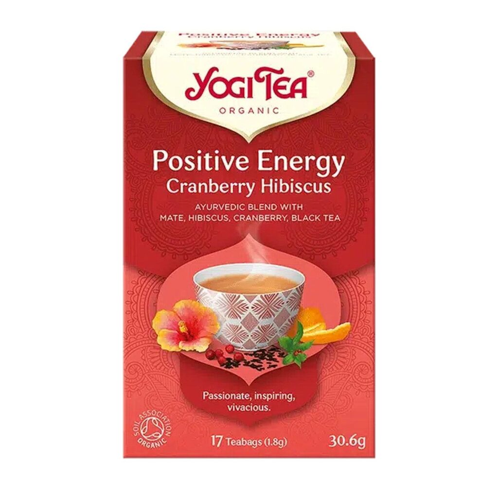 Yogi Tea Positive Energy Cranberry Hibiscus 17 bags