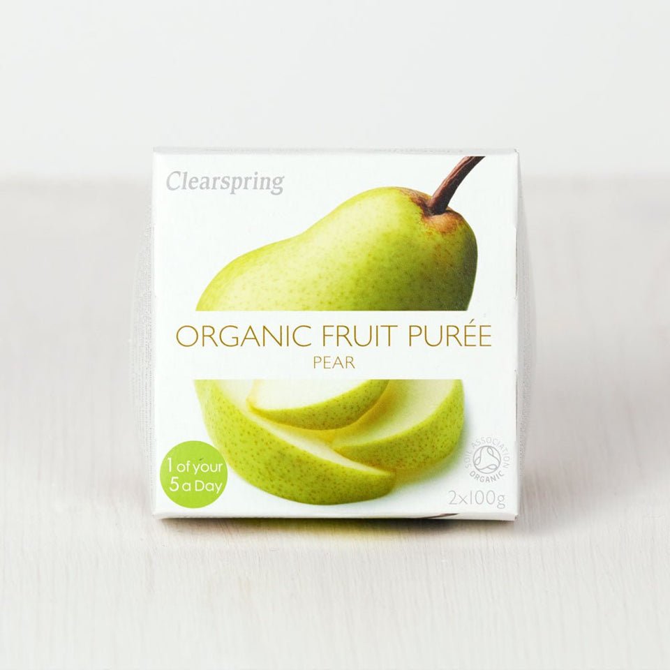 Clearspring Fruit Puree Pear       2 x100g