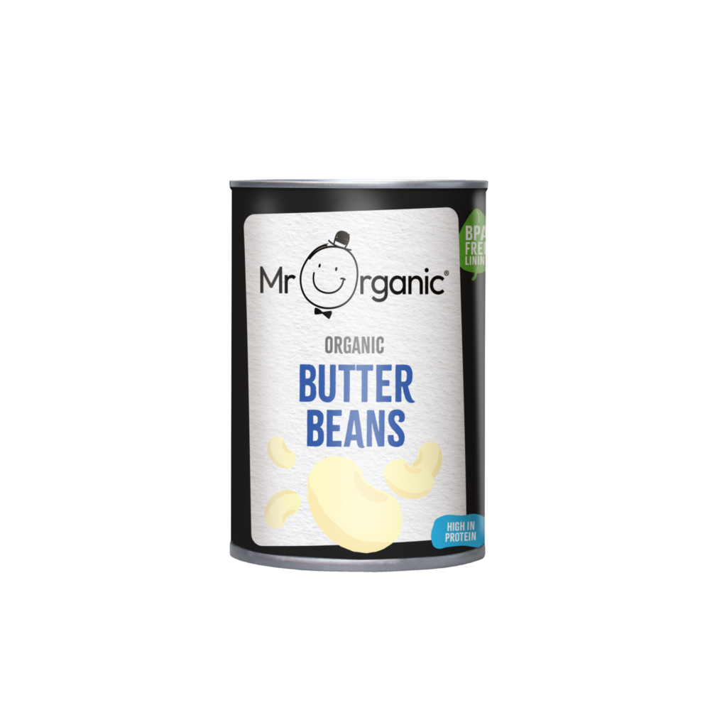 Mr Organic Butter Beans Tin 400g