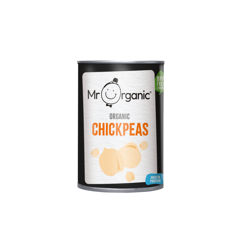 Mr Organic organic chickpeas Tin 400g