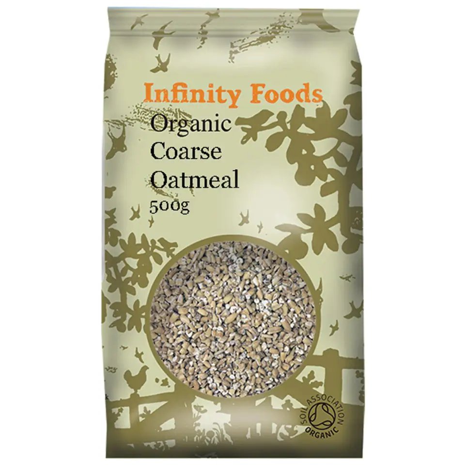 Infinity Foods Organic Coarse Oatmeal 500g