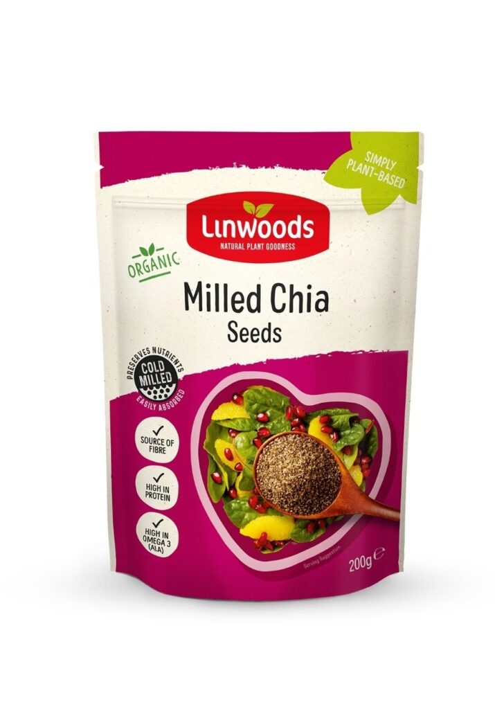 Milled organic chia seeds 200g