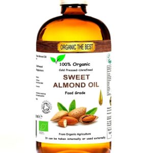 organic sweet almond oil 240ml