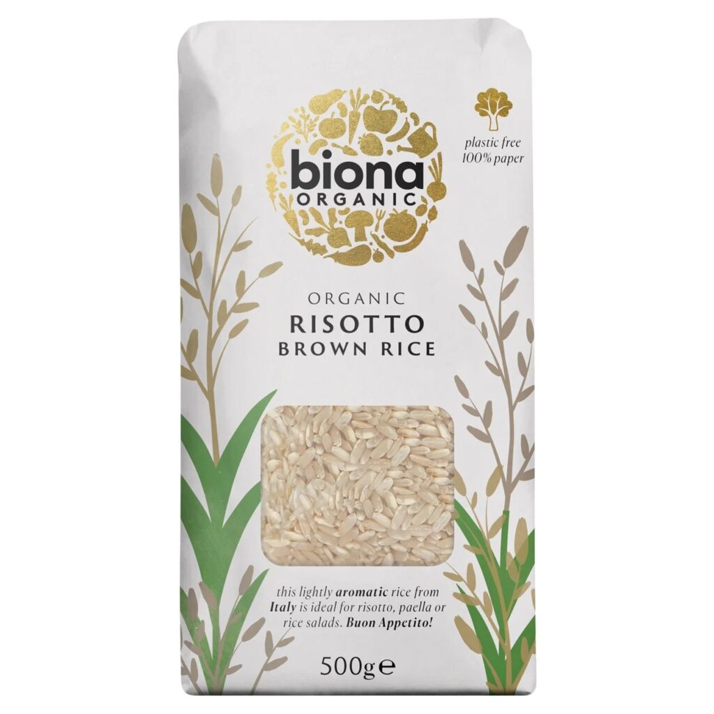 Biona Organic Risotto Brown Rice 500g