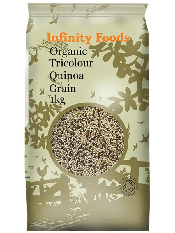 infinity foods organic Tricolour Quinoa Grain 1kg