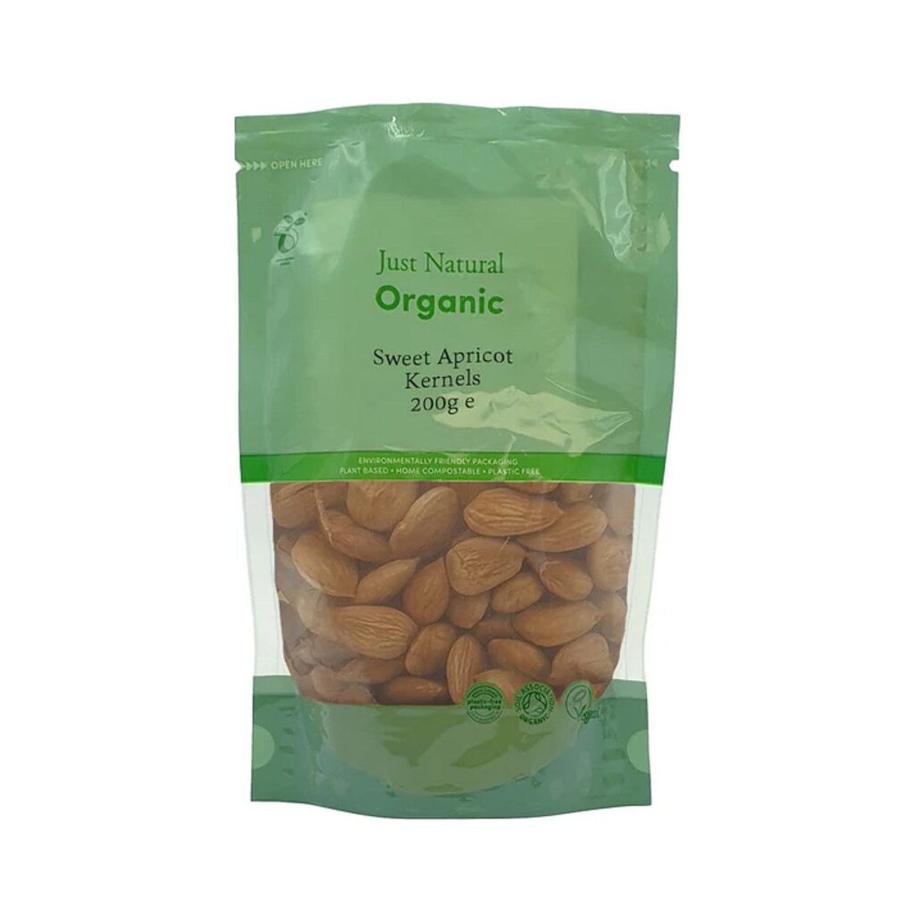 Just Natural Organic Sweet Apricot Kernels 200g