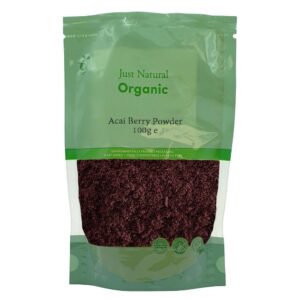 Just Natural Organic Raw Acai Berry Powder 100g