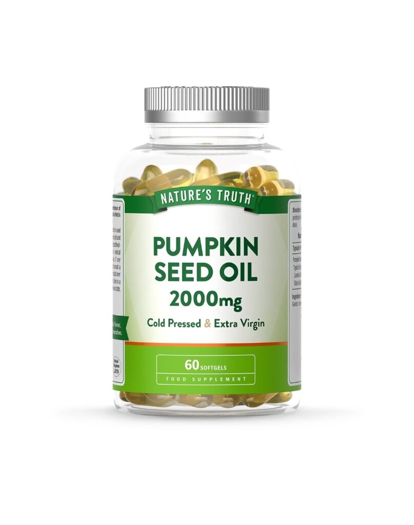 Nature's Truth Pumpkin Seed Oil 2000mg  60 softgels