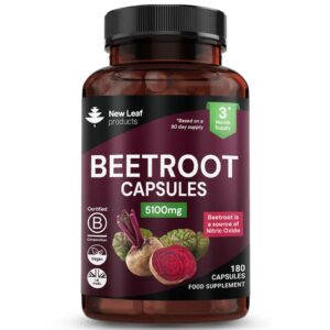 New Leaf Products Beetroot Capsules 180 capsules