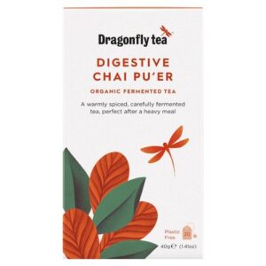 Dragon Fly Digestive Chai Pu'er Organic Fermented Tea 40g